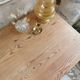 Small table, desk and its patinated chair