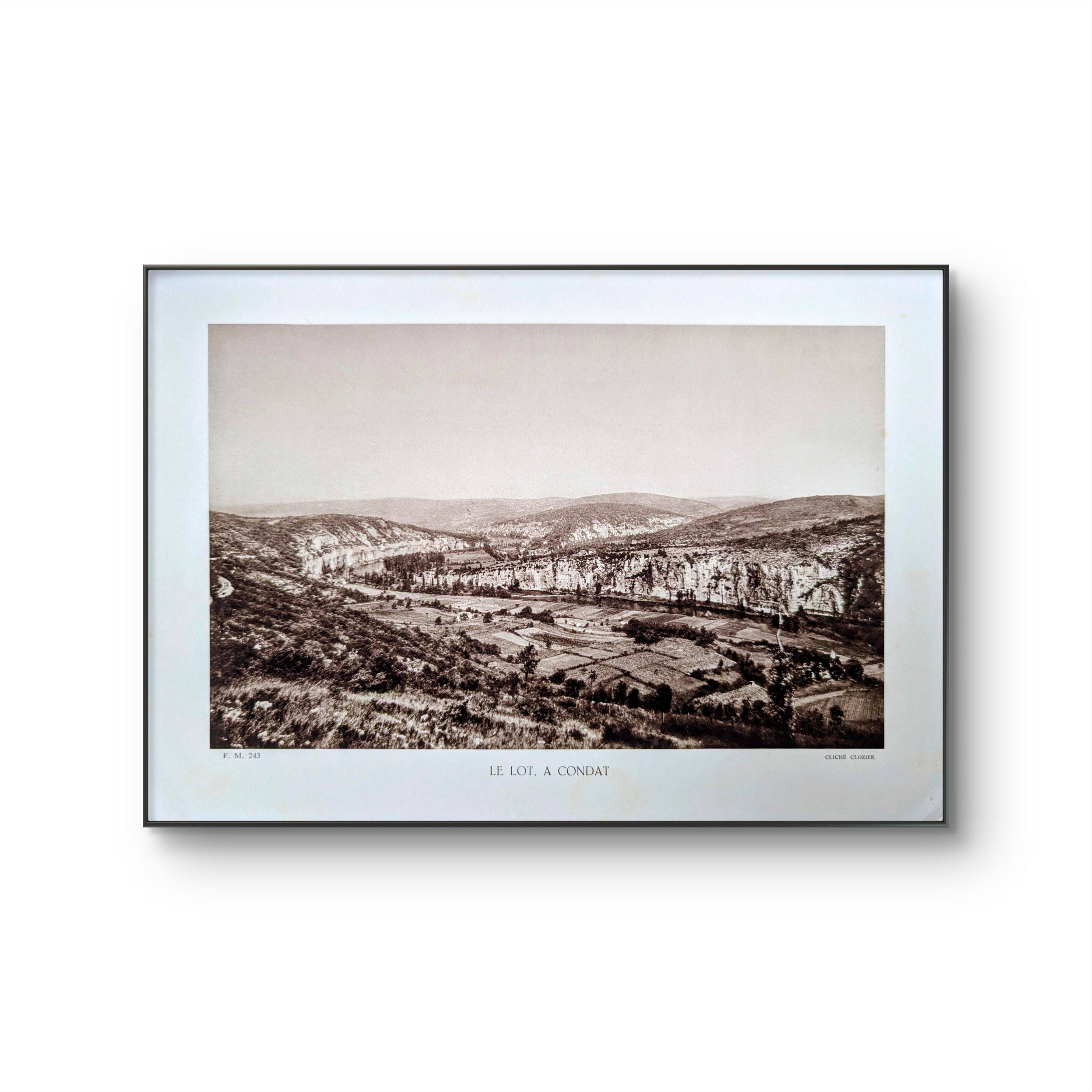 Condat, Lot, printed photo plate from 1942.