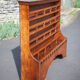 Vintage wood cabinet, high shelf, kitchen storage, countryside