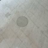 Eros Table in White Marble by Angelo Mangiarotti for Skipper, 1990s