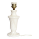 White alabaster lamp base