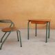 Desk and children's chair by Jacques Hitier for Mullca editions