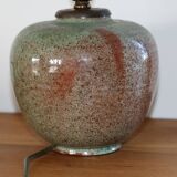 Green ceramic lamp (without lampshade)