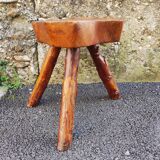 Brutalist tripod stool