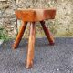 Brutalist tripod stool