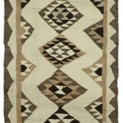 Turkish Handwoven Vintage Herki Kilim 87 cm x 334 cm