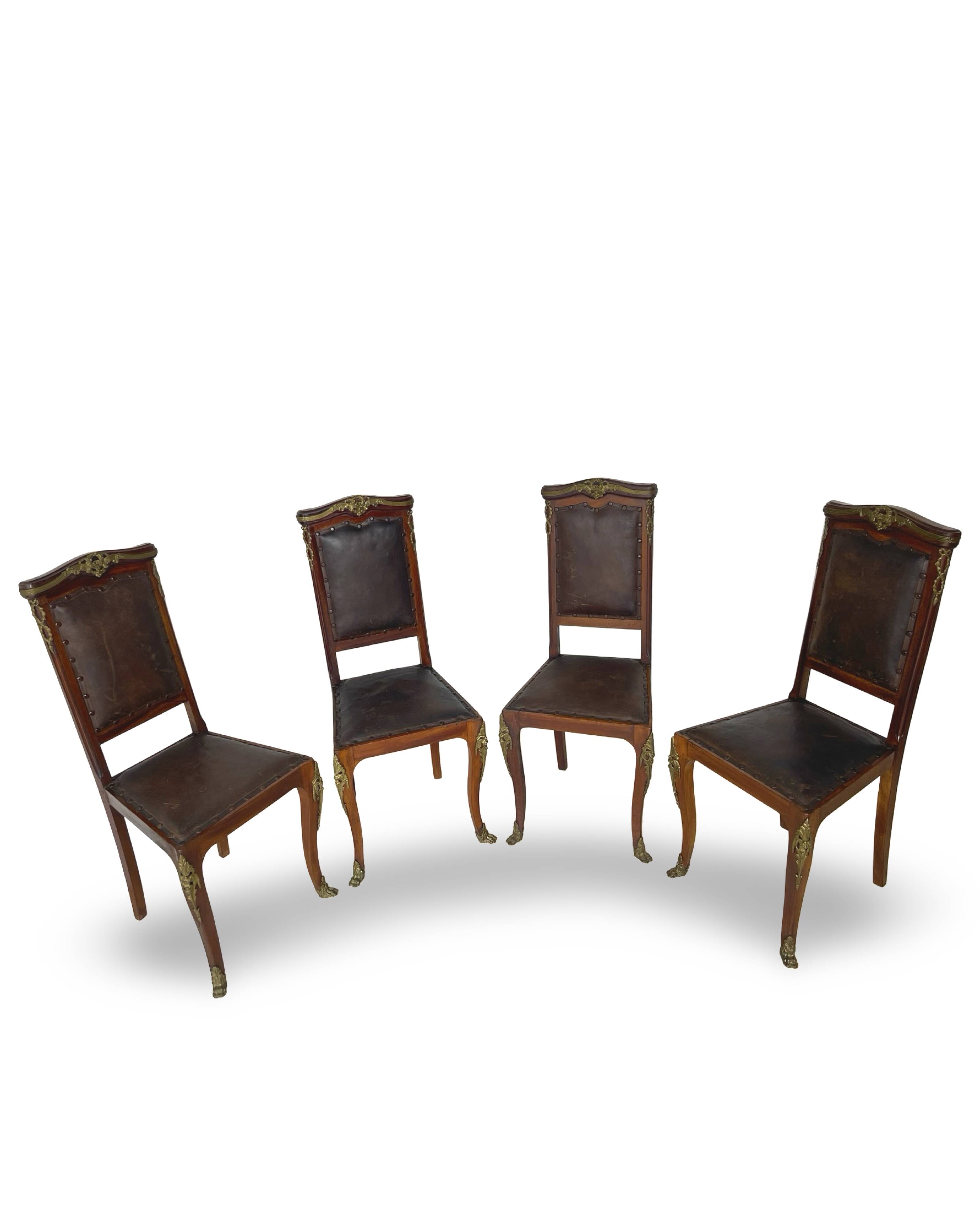 Italian art deco dining chairs 1920s