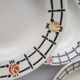 Set of 6 old St Amandinoise St Amand vintage soup plates