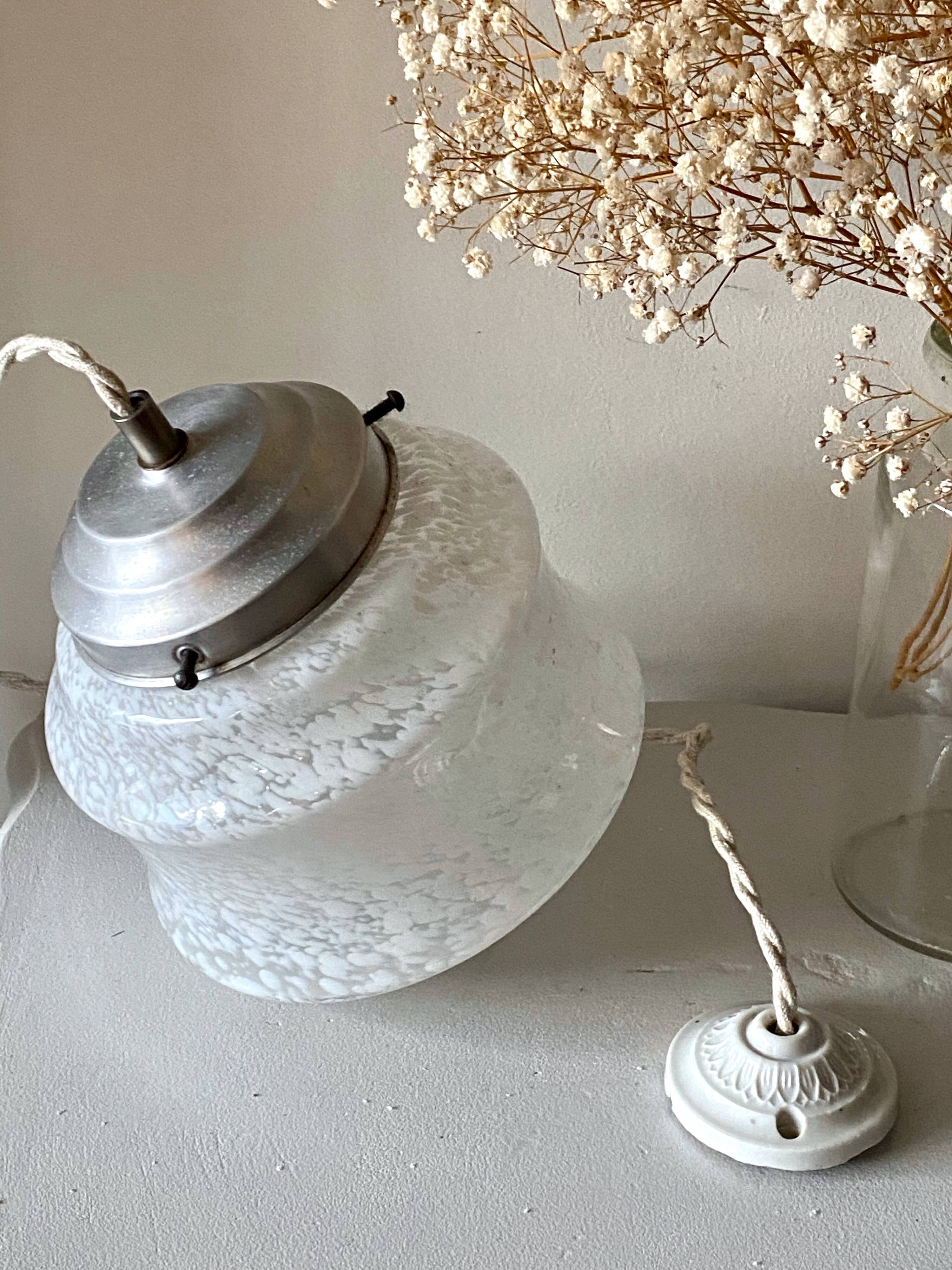 Clichy glass pendant light