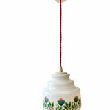 Opaline pendant light - 1960s