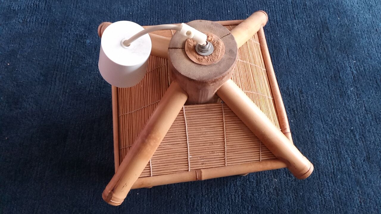 Vintage bamboo suspension