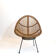 Italian rattan armchair from the 1960