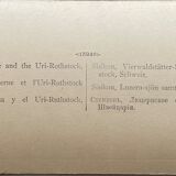 Old photography stereo, stereograph, luxury albumine 1903 Lake Lucerne, Switzerland