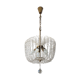 Chandelier crystal stamp basket