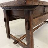 Brutalist antique Spanish coffee table