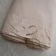 Swallow embroidery sheet, “nude” pink color