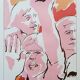 Modern painting "The Protesters" signed by José Balmes