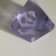 Murano cut glass candle holder