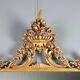 Antique carved and gilded wooden mirror, Italy, 20th century