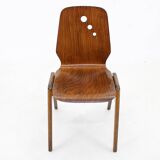 1970s Set of 7 Beech Stuckable Dining Chairs ,Germany