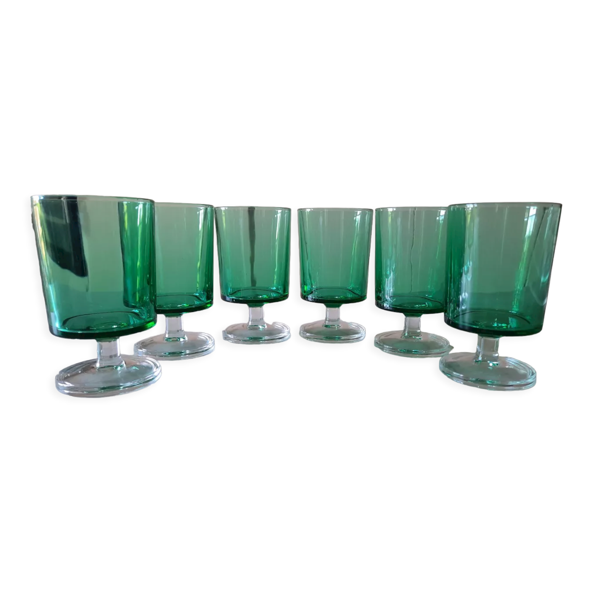Set of 6 vintage glasses