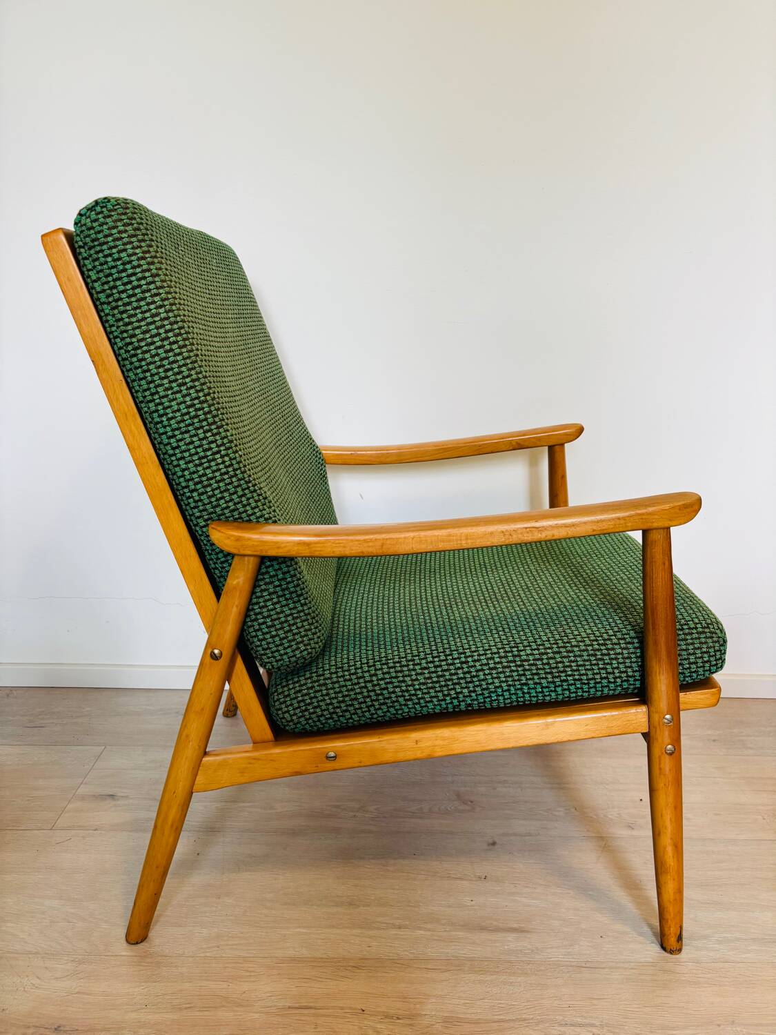 Fauteuil de salon vintage de Tchécoslovaquie des années 1960