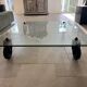 Table basse en verre Gae Aulenti