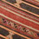 3x10 Red & Black Striped Kilim Runner Rug, 90x309Cm