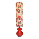 Vintage Space Age lamp 1970 - Red ceramic - Double lighting