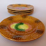 Cake service in slipware Salins les Bains