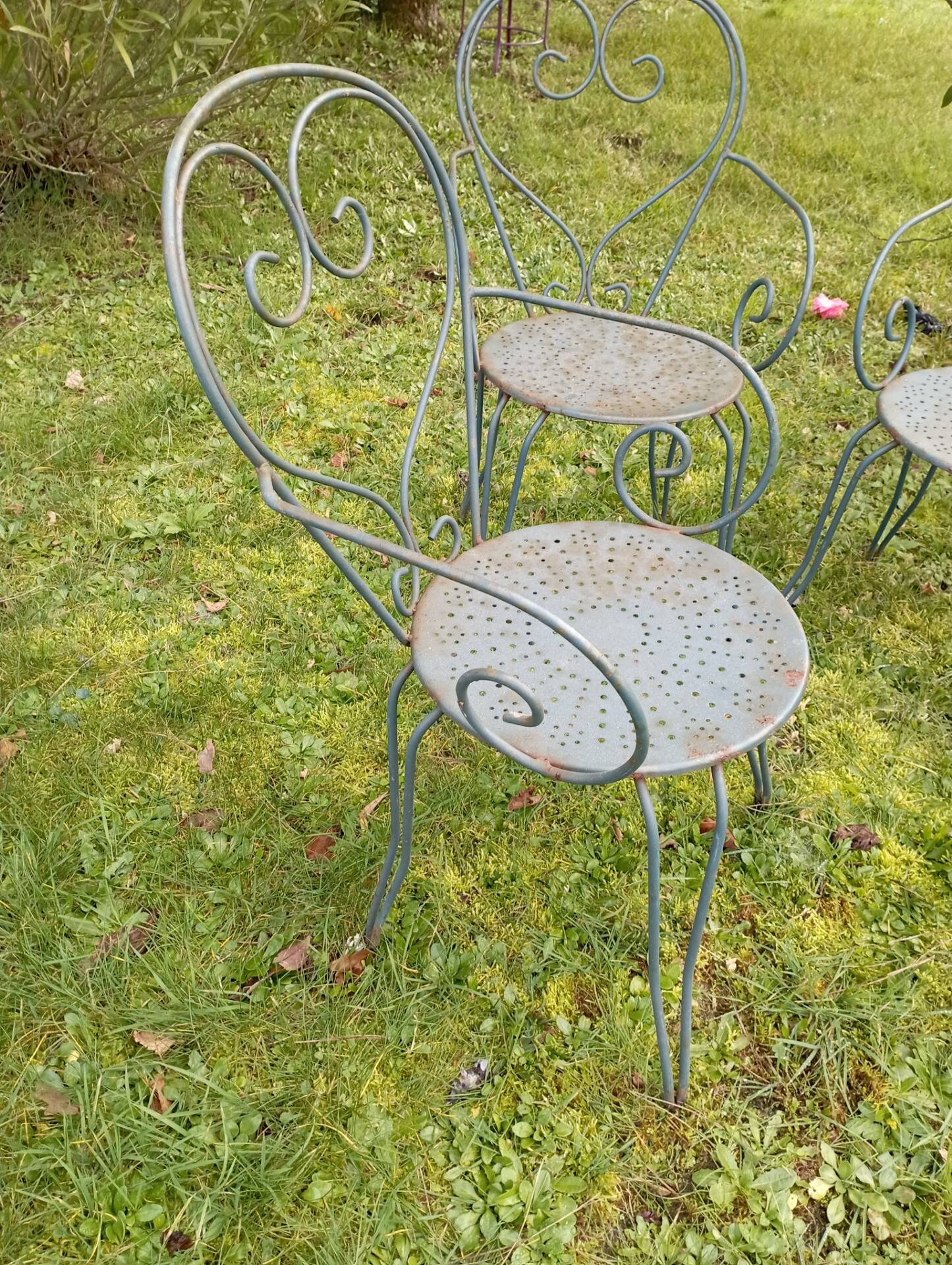 Old garden chairs
