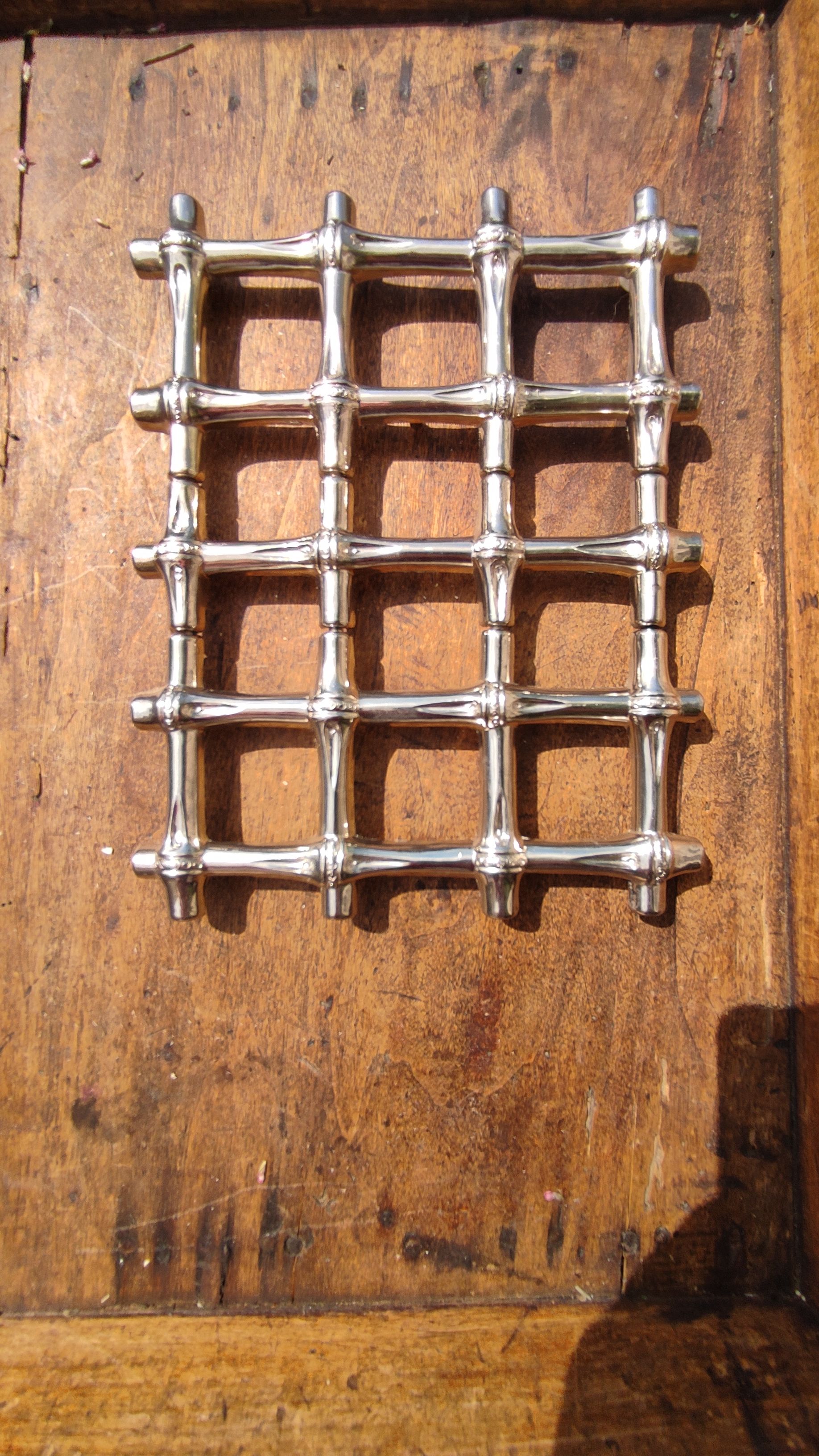 Vintage stretchy underside in silver metal Italy