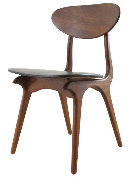 Set of 4 AWA dining chairs Louis van Teeffelen 'Ottersum'