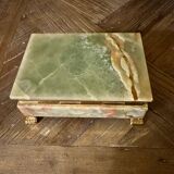 Onyx catchall box from the 1960s, vintage Italy.