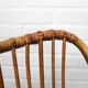 Metal and Rattan Terrace or Lounge Chair from Rohé Noordwolde, 1960s