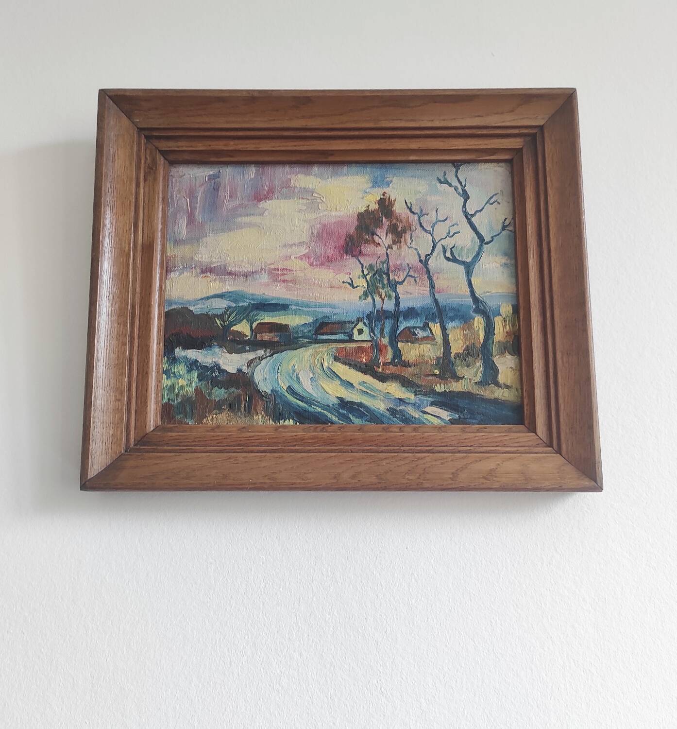 Ancient painting - Expressionist landscape