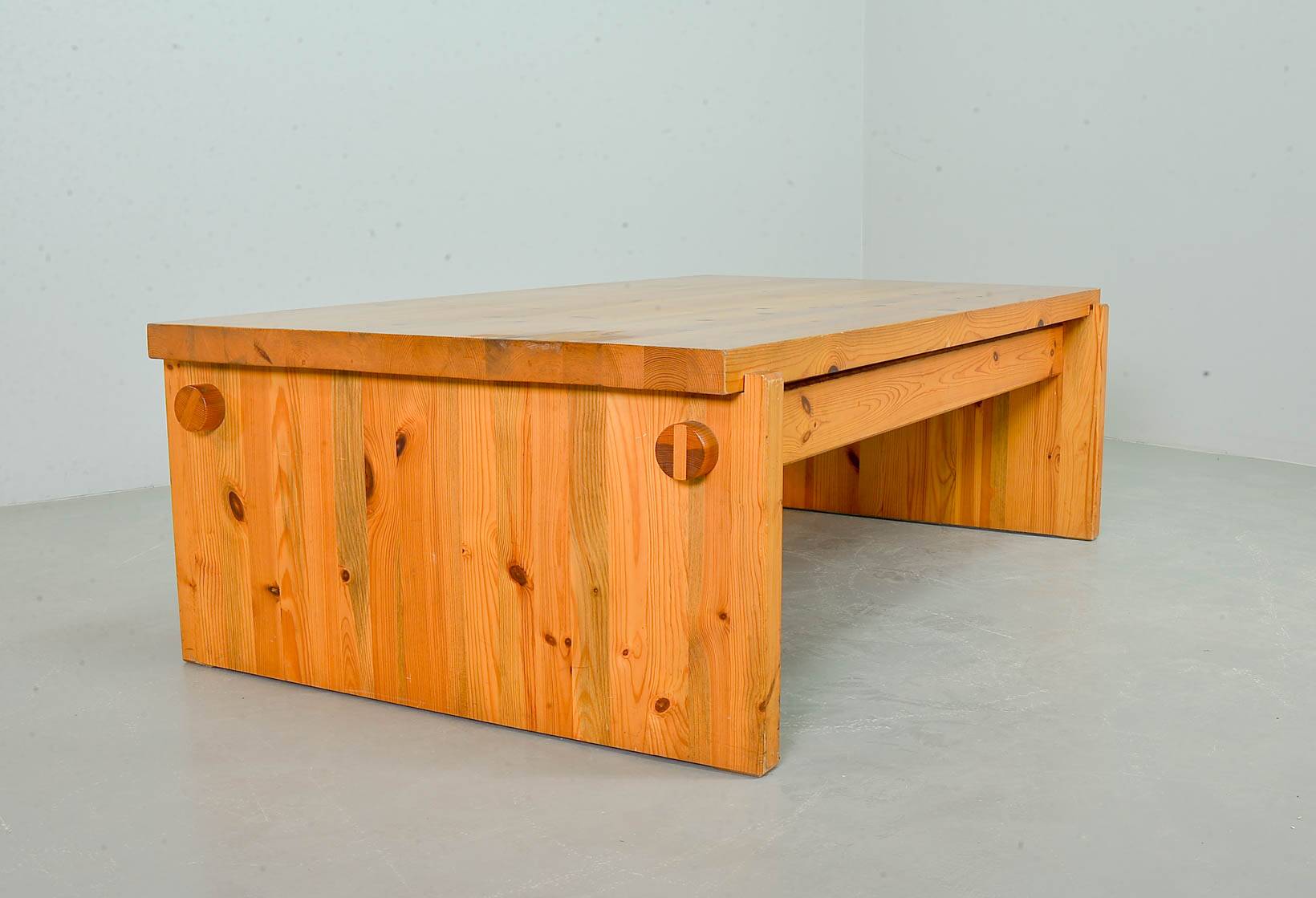 Yngve Ekstrom Scandinavian Design Pinewood Coffee Table Dymling for Swedese