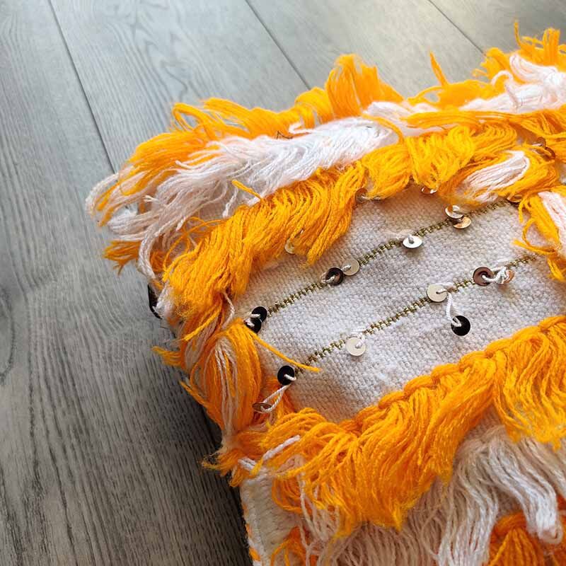 Handmade 45 x 50 cm Moroccan Berber Berber cotton cushion