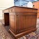 Classic English Desk with Black Inlay