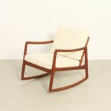 Rocking chair model 120 by Ole Wanscher for France & Son, Denmark, 1951