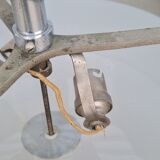 Czechoslovakian frosted glass pendant light