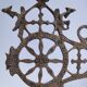 candelabrum decorative peacock wheels solid brass three lights
