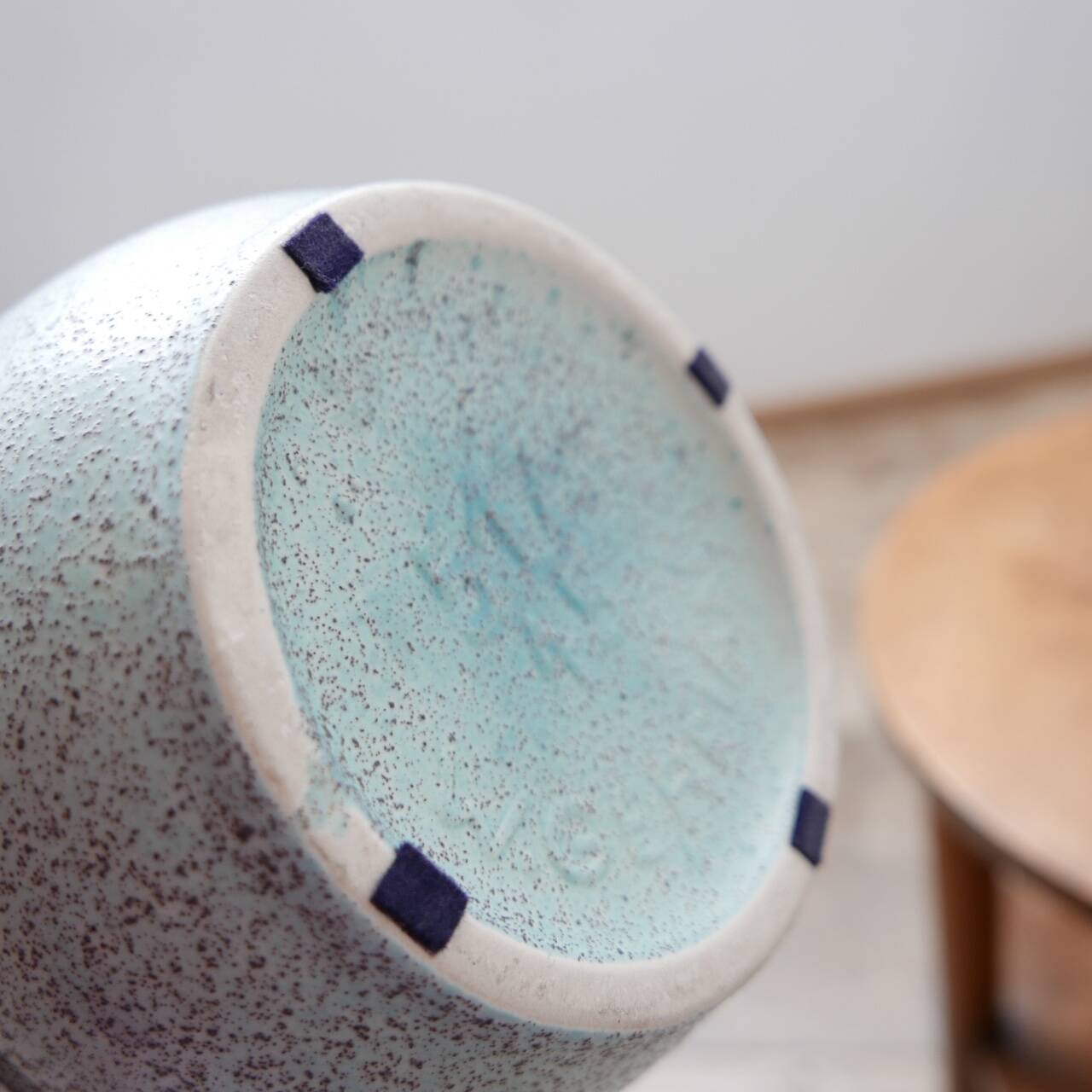 West German Green Ceramic Mid-Century Vase