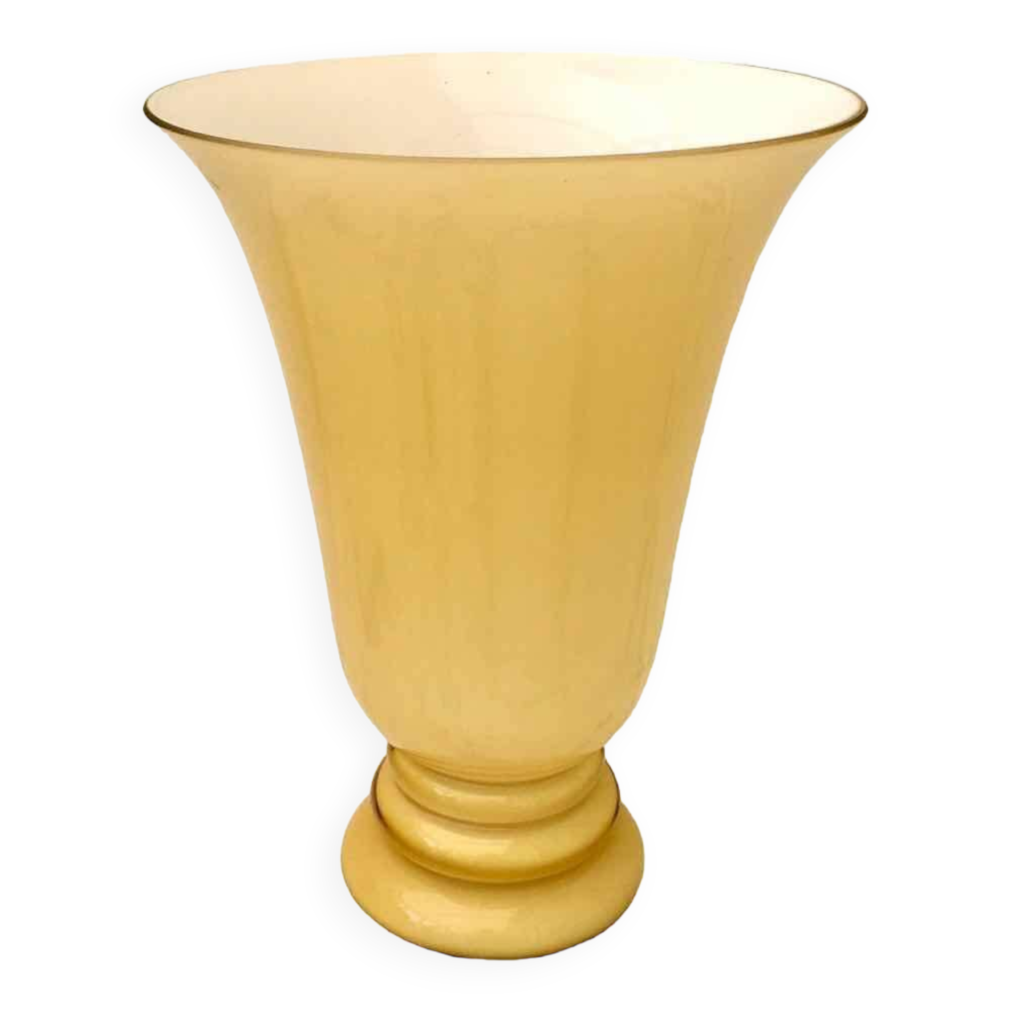 Blown opaline vase