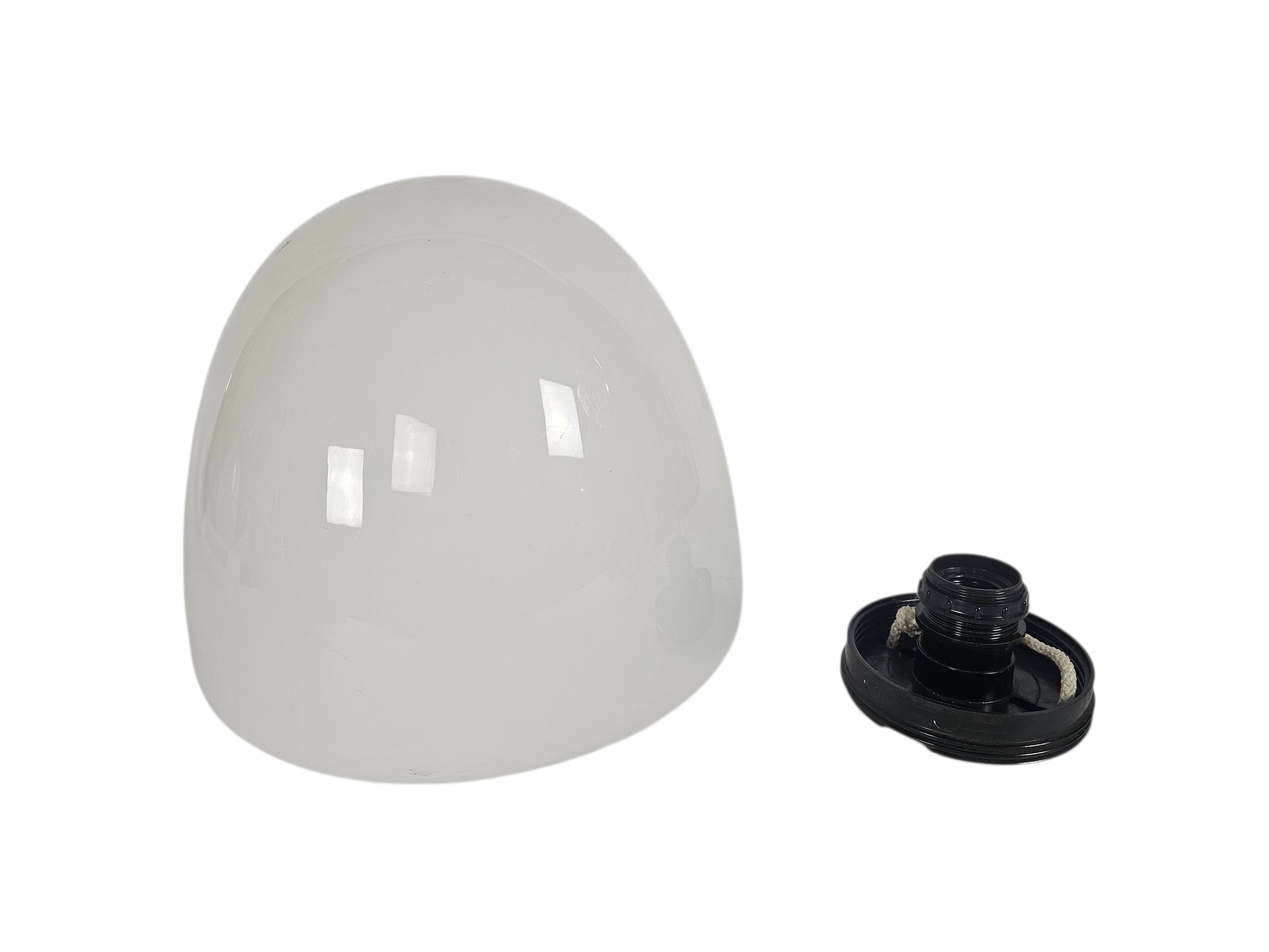 Dutch design - Philips Holland - Brune glass - XL ceiling lamp - 50's