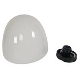 Dutch design - Philips Holland - Brune glass - XL ceiling lamp - 50's