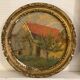 Oil on wood country house