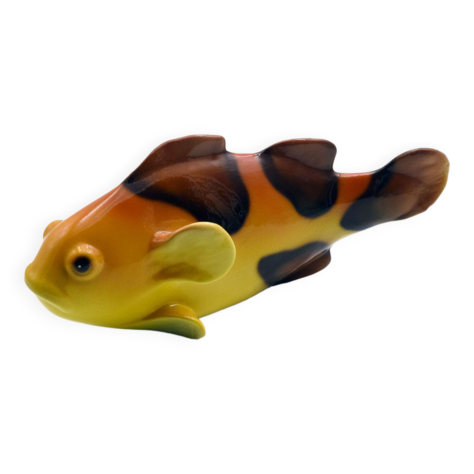 Fish in glazed ceramic 1960's