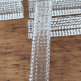 Lot porte couteaux Verre