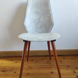 Set of 4 BAUMANN chairs from the 60s (model 840, Max Bill)